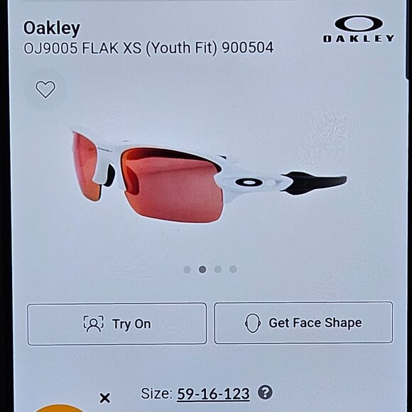 Youth fit Oakley Flak sunglasses - Picture 1 of 5